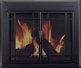 Pleasant Hearth ea-5010イーストンガラスFirescreenミッドナイトブラック S EA-5010 1