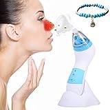 Flyjobsジャニーチン黒ずみと毛穴のクレンザーと肌のにきびのクレンザーという微結晶付きの吸引マシンブルー