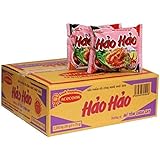 エースコック ハオハオ ベトナム インスタント麺 ピリ辛エビ味 1ケース(30袋入り) VINA ACECOOK Hao Hao Mi Tom Chua Cay 1 thung(30 goi) [並行輸入品]