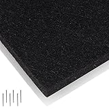 防音材 ６枚入り 40*40ｃｍ 厚さ9ｍｍ フェルトボード 斷熱用 吸音ボード 硬質吸音 吸音パネル 吸音カラー ブラック
