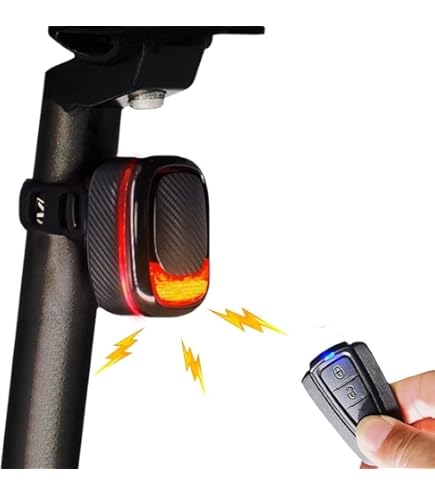 Amazon.co.jp: スマートテールライト 自転車 盗難防止アラーム