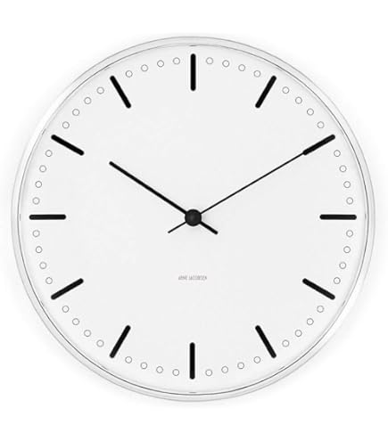 【アルネヤコブセン】ローマ数字の掛時計 ウォールクロック【正規品】 アルネヤコブセン】ローマ数字の掛時計 ウォールクロック【正規