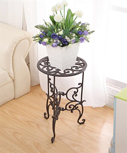 Lixiong フラワースタンド ヨーロッパの鋳鉄の花の棚の棚ホームホテルヴィラオフィス花のポット装飾装飾 花支架 工具専科