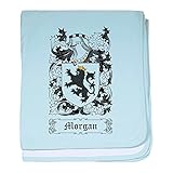 CafePress – モーガンI – スーパーソフトベビー毛布、新生児おくるみ ブルー 078134919225CD2