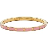 Kate Spade Spot The Spade Enamel Hinged Bangle in Pink
