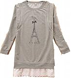 Heaven Days（ヘブンデイズ）ワンピ チュニック トレーナー ロゴ入り レース 授乳口 産前産後 レディース 1702C0056