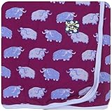 Kickee Pants Print Swaddling Blanket, Melody Musk Ox by KicKee Pants