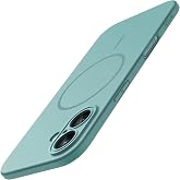 JETech iPhone 16用 マグネットスリムケース (ティール) | MagSafe対応・カメラレンズ保護・薄型マット仕上げ・軽量設計