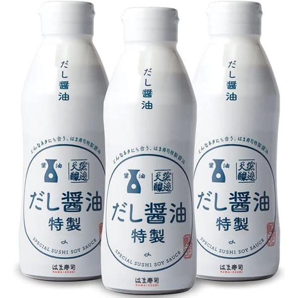 Amazon.co.jp: はま寿司 特製だし醤油 1本 [360ml] 密封ボトル