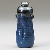 ナマコ黒流し耳付花瓶 [7 x 16.5cm 280g] 【花瓶】 土物 | 料亭 旅館 和食器 飲食店 おしゃれ 食器 業務用
