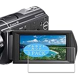 3枚 VacFun ブルーライトカット フィルム ， Sony ソニー HDR-CX500V 向けの ブルーライトカットフィルム 保護フィルム 液晶保護フィルム（非 ガラスフィルム 強化ガラス ガラス ）