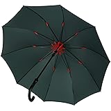 [Vialifer] 【暴雨強風対策】 長傘 210T高強度グラスファイバー伞10本骨 大判 130cm Teflon加工超撥水耐風 丈夫 大型 紳士傘 自動開けステッキ傘 レディースメンズ晴雨兼用傘 大きな傘 付き