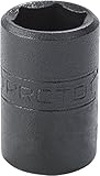 Stanley Proto J4718LB 1/4-Inch Drive 6 Point Oxide Deep Socket 9/16-Inch Black [並行輸入品]