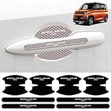 SUVVNE(スヴニ) ドアハンドル プロテクター 新型デリカミニ B3系 ドアノブカバー ドア 反射する材質 DELICA MINI B3系 B34A B35A B37A B38A B3系（2023年5月～現行） 車種専用 夜間の車の運転安全を守る 傷隠し シール 日本語説明書付き 8ピース