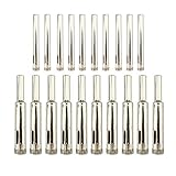 20pcs 6mm + 8mmディアダイヤモンドコーティングドリルビット大理石タイルガラスの穴の見た