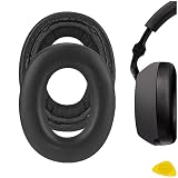 Geekria イヤーパッド QuickFit 互換性 パッド ビーアンドダブリュ Bowers & Wilkin PX7 ヘッドホンに対応 パッド イヤー/イヤーカップ (プロテインレザー/黒)