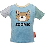 2016年 夏物 ZOOMIC ズーミック パイル クレイジーアップリケ 半袖Ｔシャツ 胴ブルー◇80cm