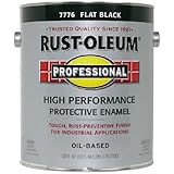RUST-OLEUM 7776-402 Professional Gallon Flat Black Enamel [並行輸入品]