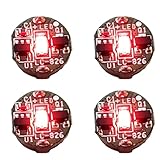 Lezalic LED 電飾 磁気スイッチ 3個セット ボタン電池 (CR927対応) 超小型 ワイヤレス 模型 プラモデル フィギュア ライト 照明 極小 (レッド)