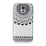 UNEXTATI Galaxy S5 対応 ケース 衝撃吸収 高品質 TPU ハード カバー 超薄型 液晶保護 脱着簡単 Samsung Galaxy S5用 Cover (ブラック #2)