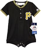Pittsburgh Pirates Alternateブラッククールベース新生児ロンパース