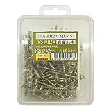 ダンドリ 三角化粧ビスMU(Cボックス) MU45BL真鍮メッキ サイズ (d×L)4.2×45㎜