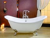 Cheviot Products Inc。2166-wc-ab-0-blackカスタマイズRegency Cast Iron Bathtub Withアンティークブロンズfeet-2148 – 2 3