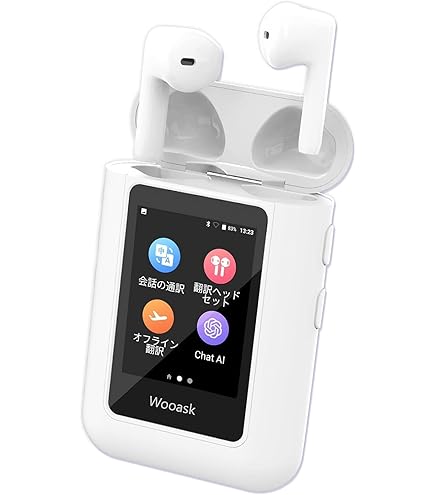 【新品未使用】 Wooask M3 PLUS　イヤホン翻訳機(オンライン版) Amazon.co.jp: イヤホン翻訳機 通訳機 Wooask M3 PLUS ウーアスク