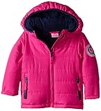 U.S. Polo Assn. Baby-Girls Warm Bubble Jacket Pink Rose 12 Months [並行輸入品]