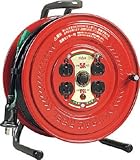 [4189639]ハタヤ　温度センサー付コードリール　単相１００Ｖ３０Ｍ　アース付 GS301KS