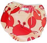 ベビーの水遊びにスイムパンツ　★赤ちゃんの水あそびに！洗って使えるので紙パンツよりとっても経済的でかわいいので大人気 (Crab Play)