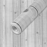 壁紙 シール はがせる 壁紙 リメイク シート リフォーム ウォール ステッカー カッティング 幅45cm × 長さ 10m (ライトグレー)