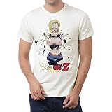 DBZ AndroidメンズTシャツホワイト L ホワイト