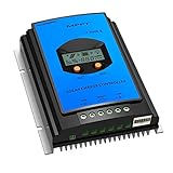 チャージコントローラー MPPT ALLPOWERS 30A 12V / 24V ソーラーパネルコントローラ用レギュレータ 100V入力 LCDディスプレイ付き
