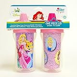 [ディズニー×ファーストイヤーズ]Disney×Firstyears PRINCESS Insulator Spout Cups 2pc/プリンセス 保冷 スパウトカップ 2個セット