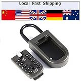 Generic M, United States : Num 10-Digit Combination Hide Waterproof Key Lock Box Storage Security Pa