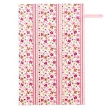 赤ちゃんにやさしい安心おむつ替えシート（日本製） 防水　コンパクト収納　出産祝い　スカンジナビアのフラワーパーク(ブロード地・ピンク)　B0702700　日本製