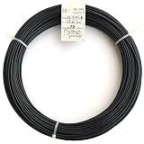 カラーワイヤー 黒 #8(4mm) 5kg 10155661