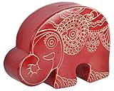 SaagaハンドペイントレザーMoney Bank /ハンドメイド