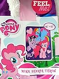 My Little Pony Mink Sherpa Throw 46" x 60" [並行輸入品]