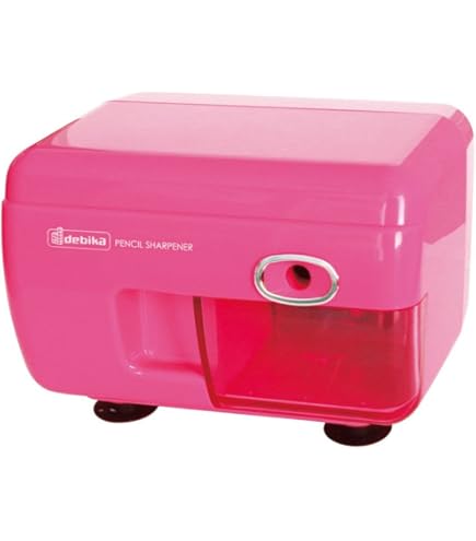 Amazon.co.jp: デビカ 電動えんぴつけずり V-03 ピンク 040793