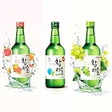 チャミスル 3種 「16.9%、グレープフルーツ、マスカット」 おちょこ無し