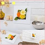 プリザーブドフラワー フレームアレンジ (オレンジ)