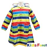 KidsForet キッズフォーレ ランドセル対応 マチ付 レインコート＆収納バッグ-85～95cm