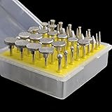Diamond Burr Set- Ceramics Tile Glass Lapidary for Rotary Tools 50pc [並行輸入品]