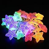 Teepao 電池式ストリングライト 20 LED 星型ストリングライト 10フィート 3M フェアリーライト 寝室 結婚式 フェスティバル 室内装飾 6494609748540