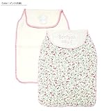 (ボリボンウーフ)boribon oeuf ベビー 汗取りパッド(汗取りガーゼ)2枚組/ピンク(花柄)