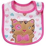 Taurau.C 三層 コットン 防水 ベビー スタイ よだれかけ ビブ 猫