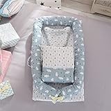 AbreezeベビーLounger、幼児Lounger、新生児Lounger :通気性、hypoallergenic-perfect for添い寝、コットンポータブル旅行幼児ベッド、ベビーベッド、Ba