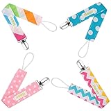 Itaar おしゃぶりホルダー おしゃぶりクリップ ベビー用 落下防止 4本セット (セット2)